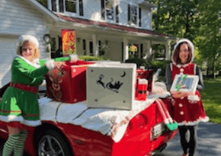 Delivering Christmas in October to a special patient